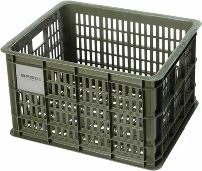 Productafbeelding van Basil Fietsmand Large 40 liter, mosgroen, model 21160
