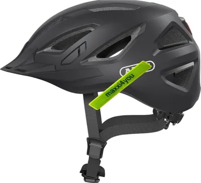 Zdjęcie produktu dla Miejski kask rowerowy Abus Urban-I 3.0 Black Rozmiar XL (61-65 cm) z taśmą odblaskową maxxi4you