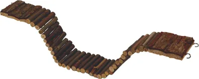 Produktbild von Beeztees Alfy Hangebrücke - Nager Spielzeug - Holz - 53 cm