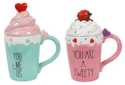 Immagine prodotto di Tazza da caffè con coperchio e scritta 430 ml