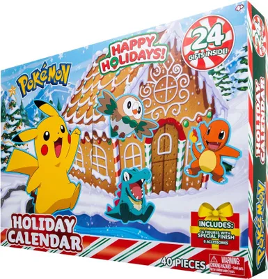 Produktbild von Pokemon Adventskalender kinder Weihnachtskalender Calendar 24 Jazwares
