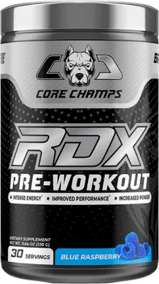 Produktbild von Core Champs by Kai Greene | RDX Pre-Workout Blue raspberry