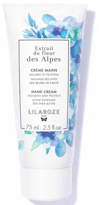 Image de Lilaroze Paris Crème Mains Extrait de Fleur Des Alpes Nourrit et Protège 75ml
