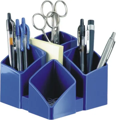 Produktbild von Schreibtischköcher Scala blau Packung mit 4 Stück