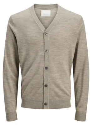 Productafbeelding van JACK & JONES Jprccmerino gebreide V-hals cardigan