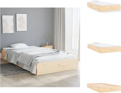 Obrázek produktu pro vidaXL Postel z masivu 100x200 cm - Postele a válendy