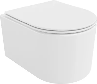 Produktbild von Mexen Sofia WC-Schüssel Randlos mit slim Sitz und Absenk-Automatik, duroplast, Weiß - 30540300