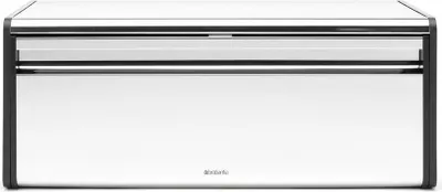 Produktbild von Brabantia Klappbrotkasten Front eckig, Stahl glänzend