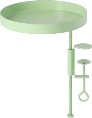 Produktbild von Esschert Design Runde grüne Fensterbankhalterung M, Pflanzenständer, Stahl, Grün, 180 mm, 180 mm, 246 mm