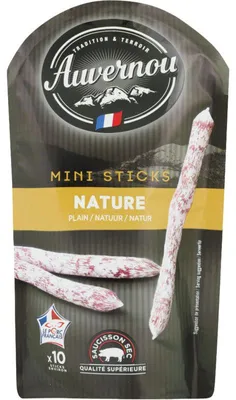 Immagine prodotto di Auvernou Mini Sticks Nature 100g – bastoncini croccanti e naturali