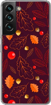 Produktbild von MuchoWow® Handyhülle Schutzhülle Hülle für Telefoonhoesje Samsung Galaxy S22 Muster - Herbst - Laub - Mädchen - Kinder - Kinder Silikon Softcase Handy Hülle - Mobiltelefonhülle