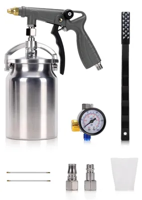 Produktbild von SolidKeus - 1000 ml Sprühpistole für Lacke und Farben mit 360° Verlängerung