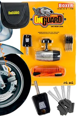 Produktbild von OnGuard Bremsscheibenschloss 14mm mit Alarmfunktion Diebstahlschutz