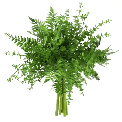 Produktbild von 10 künstliche Farne, künstliche Pflanzen, künstliche Farne für den Außenbereich, Bostonfarn für Garten, Vase, Hochzeit, Partydekoration