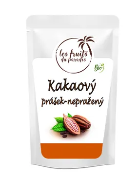 Obrázek produktu pro Kakaový prášek nepražený BIO 500 g LES FRUITS DU PARADIS