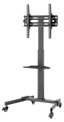 Obrázok produktu pre Cabletech UCH0218 Mobilný držiak na kolieskach pre televízory s uhlopriečkou 32” – 55”, čierny
