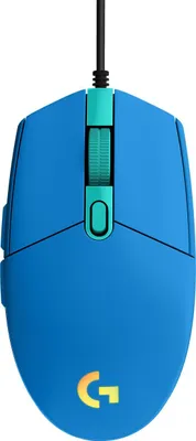 Zdjęcie produktu dla Mysz do gier Logitech G102 Lightsync Blue (910-005801)
