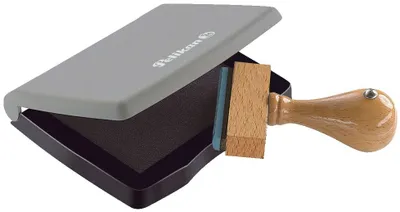 Zdjęcie produktu dla Pelikan® 337733 Stempelkissen 3E Kunststoff-Gehäuse - 70 x 50 mm, schwarz getränkt