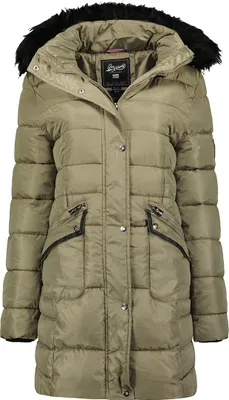 Produktbild von Geographical Norway Damen Jacke Winterjacke Bijoux, Taupe, Größe M