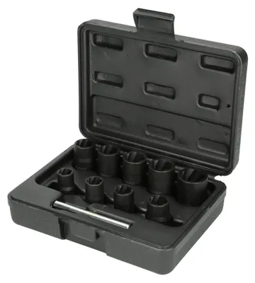 Obrázok produktu pre KS TOOLS 3/8" Spiral-Profil-Kraft-Stecknuss-Satz 10-tlg. 913.3855