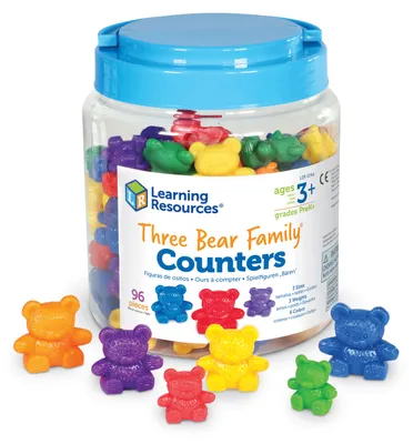 Image de Learning Resources Oursons à compter - Jouets éducatifs - Set de 96 pièces