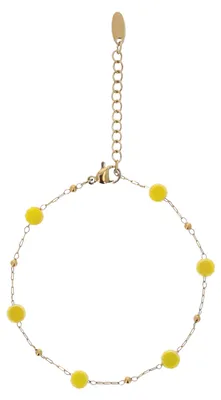 Image de Bracelet NAHIMA pour femme - jaune doré, taille unique