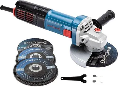 Obrázok produktu pre Uhlová brúska 1100 W, priemer 125 mm, na leštenie, brúsenie a rezanie