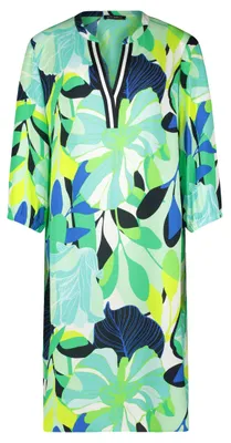 Productafbeelding van Kleid, 3/4 mouwen, model 5880, kleur groen/blauw, maat 44