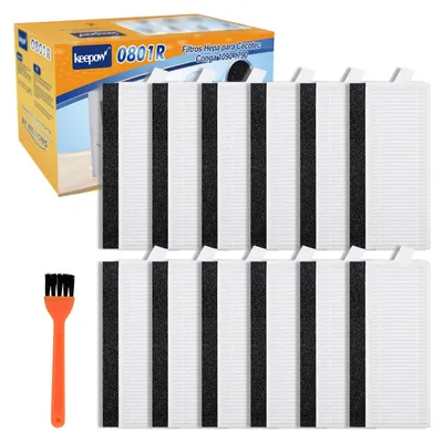 12 HEPA-Filter für Conga 1090/1790 Staubsauger