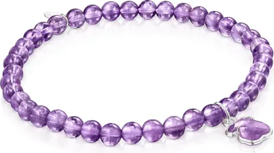 Imagen del producto de Pulsera de perlas con detalle en color amatista, código 1003388000