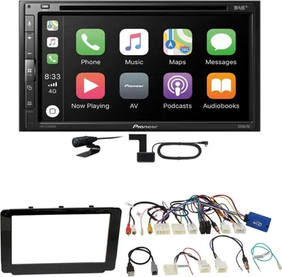 Produktbild von Pioneer AVH-Z5200DAB CarPlay Android Auto Einbauset für Toyota Hilux 2016-2019