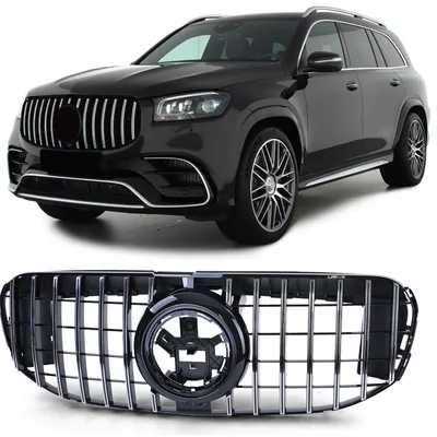 Produktbild von Sport Kühlergrill Schwarz Glanz Chrom passend für Mercedes GLS X167 ab 19