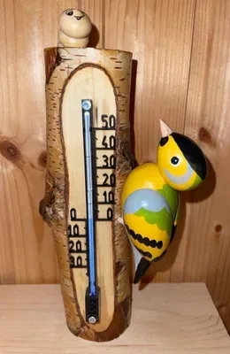 Zdjęcie produktu dla Dekoracja całoroczna Termometr z czeczotką Wysokość 24 cm NOWOŚĆ