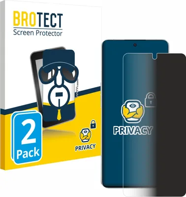 Produktbild von 2x BROTECT Sichtschutzfolie für Oppo Reno 8 Pro 5G Anti-Spy Privacy Sichtschutz Blickschutz Folie Blaulicht-Schutz