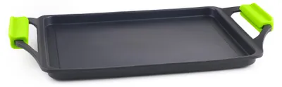 Grillplatte 27x24 cm, Alu, Antihaft, Induktion