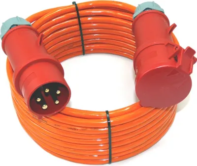 Produktbild von CEE PUR Verlängerung H07BQ-F 5G2,5 5x2,5 32A MENNEKES 5-50m, Größe:5G2.5/ 50m