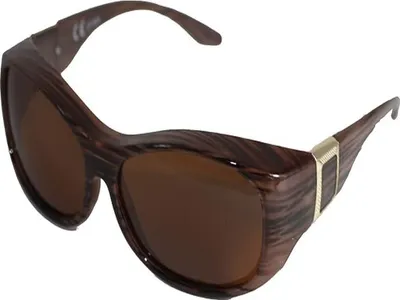 Produktbild von Polarisierte Überzieh Sonnenbrille Überziehbrille Überbrille Fit Over BM5046 farbe BRAUN