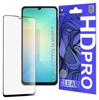 Zdjęcie produktu dla Lito – HD Pro Clear – szkło ochronne do Samsunga Galaxy A06 – czarne