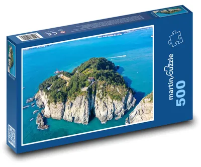 Zdjęcie produktu dla Puzzle 500 Wyspa na Morzu Jońskim - martinpuzzle