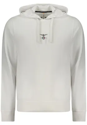 Produktbild von Weißes Herren-Sweatshirt mit Kapuze und Taschen - Stilvoll & Bequem