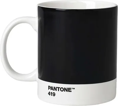 Produktbild von Pantone Henkelbecher 375 ml Porzellan Black 419