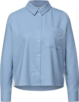 Produktbild von LTD QR Melange shirtcollar blo 17150 frosted blue mel. Größe 40