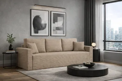 Produktbild von Kaiser Möbel Modernes Sofa ZOOM mit Schlaffunktion Beige