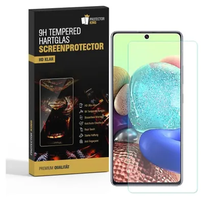 Produktbild von 2x 9H Hartglas für Samsung Galaxy A71 Panzerfolie Displayschutz Schutzglas KLAR Panzerglas Schutzfolie