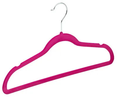 Imagen del producto de Perchas de Terciopelo Rosas Pack 120 COM-FORT HOUSE