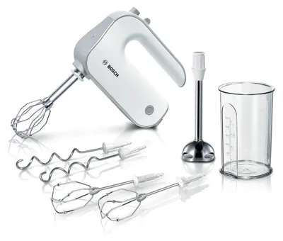 Produktbild von Bosch MFQ4075DE HandrÃ1/4hrgerät Set Weiß/Silber