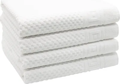 Produktbild von Duschtücher 4er Set, 70x140 cm, weiß, Baumwolle