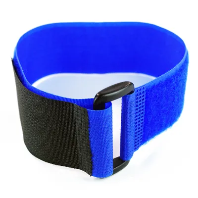 Produktbild von 10 x Klettkabelbinder Kunststofföse 40 cm blau - Klett / Flausch auf GLEICHER SEITE! - Goodymax®