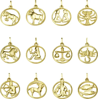 Produktbild von V Anhänger 925/- Sterling Silber vergoldet Sternzeichen Jungfrau