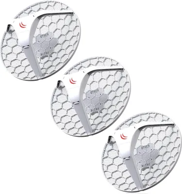 Obrázek produktu pro MikroTik RouterBOARD LHG 5 - outdoor klient, anténa 24,5 dBi, 7°, 802.11a/n, L3 (5GHz) - 3 pack